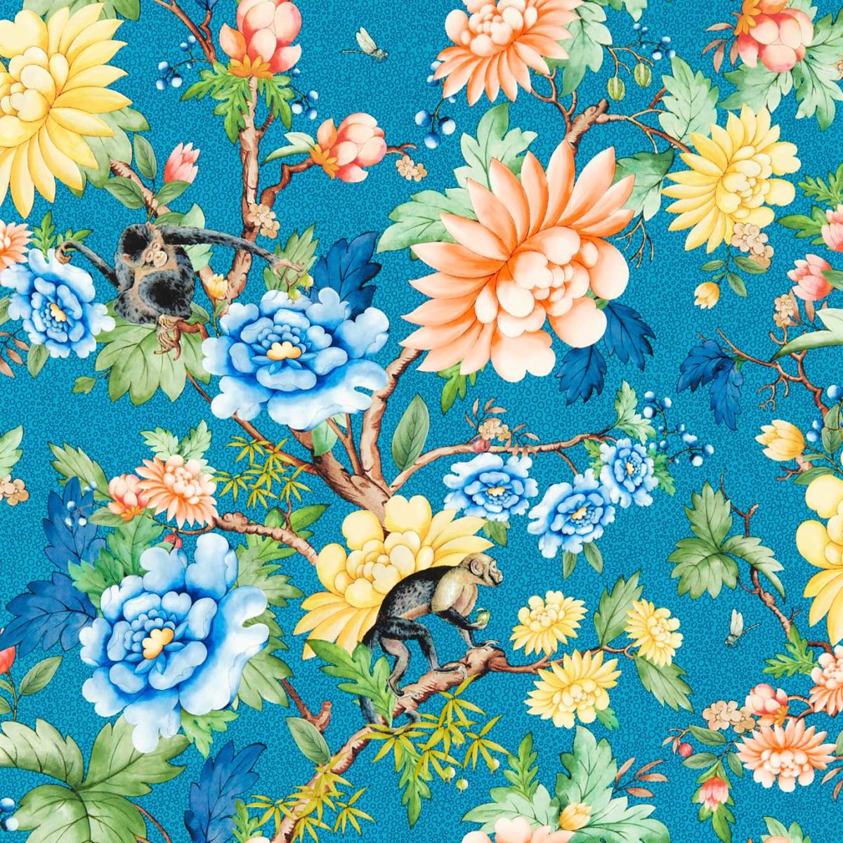 Sapphire Garden Wallpaper W0133 03 by Wedgwood in Sapphire&nbsp;Roll – image 3