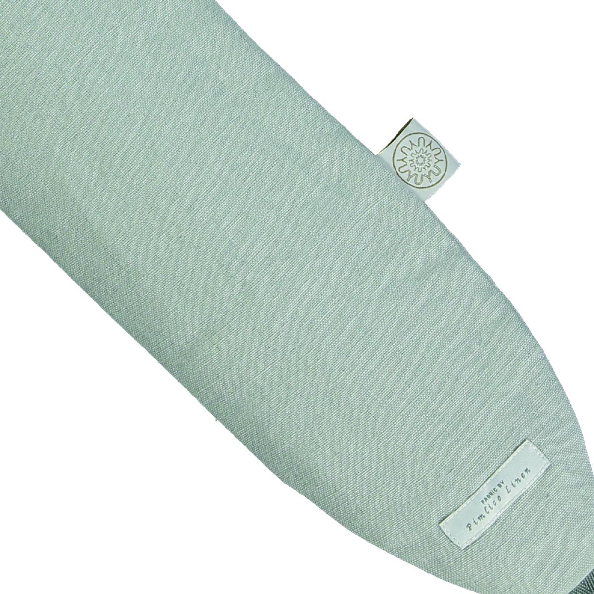 YuYu Pimlico Linen Hot Water Bottle in Stone Grey 81x13cm – image 2