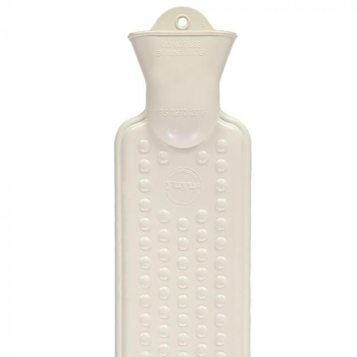 YuYu Pimlico Linen Hot Water Bottle in Stone Grey 81x13cm – image 4