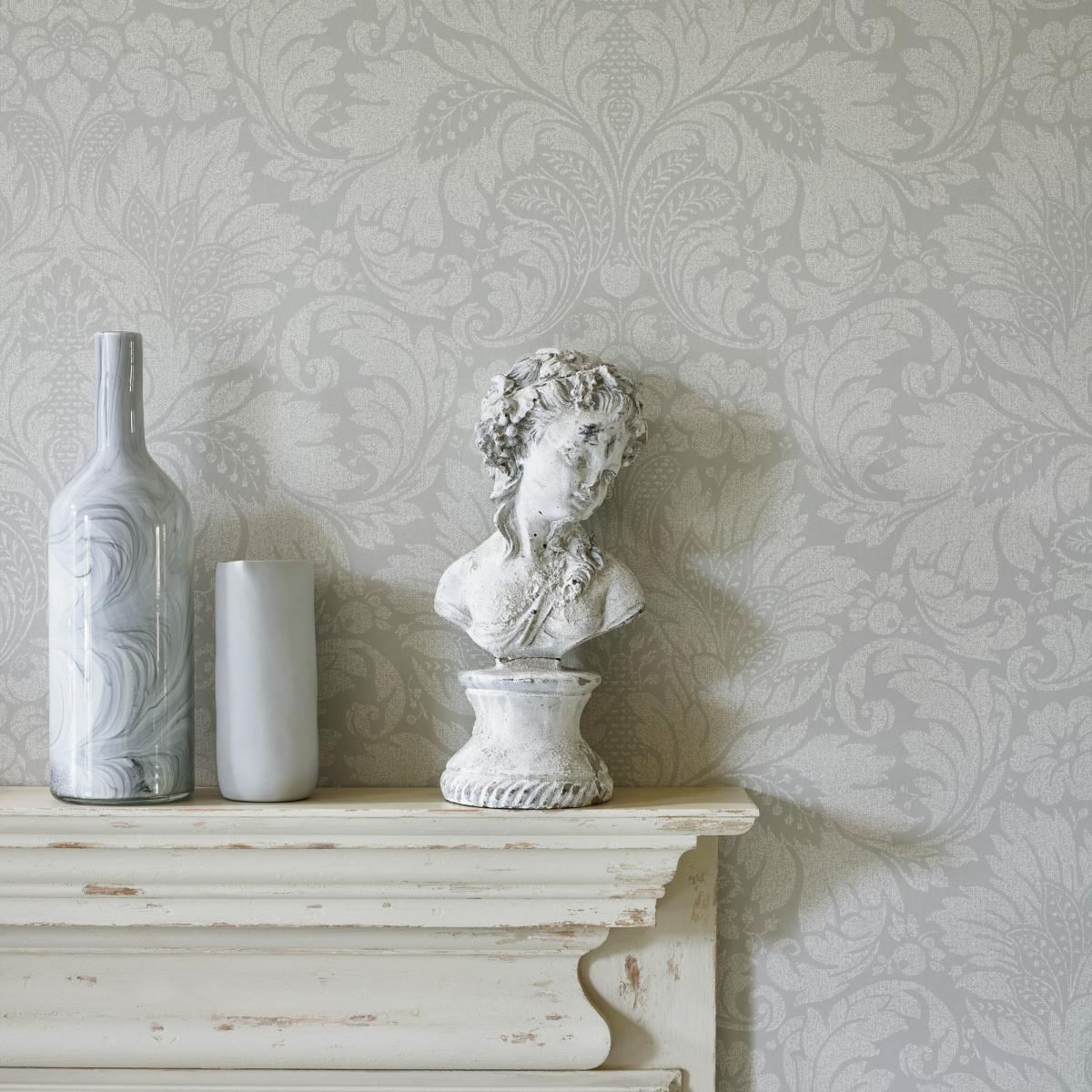 Kent Wallpaper 216390 by Sanderson in Dove Grey Roll – image 1