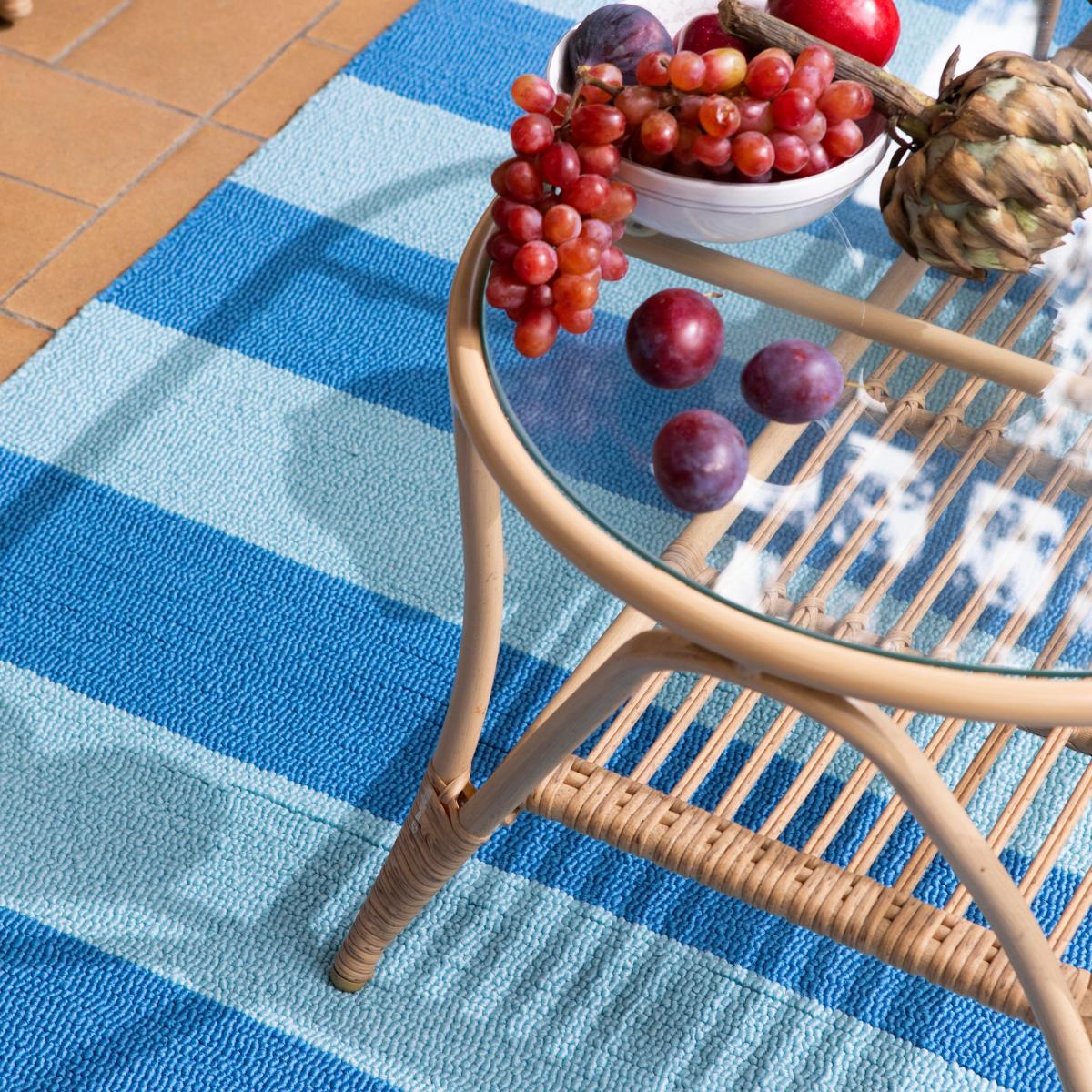 Lille 480008 Indoor Outdoor Rug by Laura Ashley in Sky Blue&nbsp;200x280cm – image 2