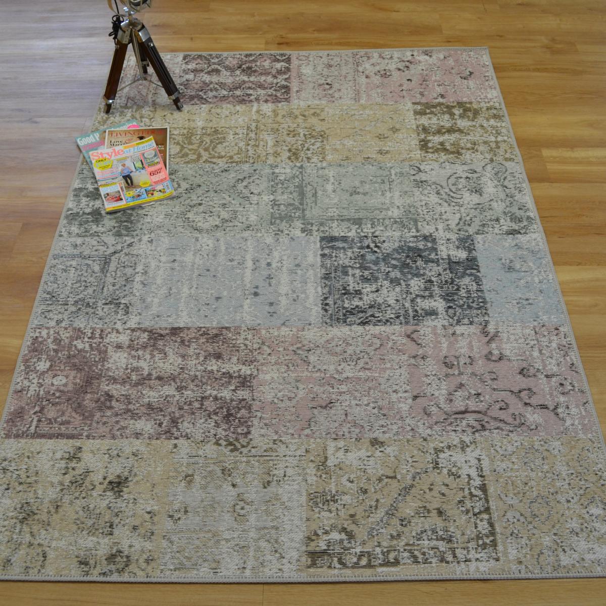 Amalfi Traditional Patchwork Rugs 94739 9002 in Multi&nbsp;160x230cm – image 4