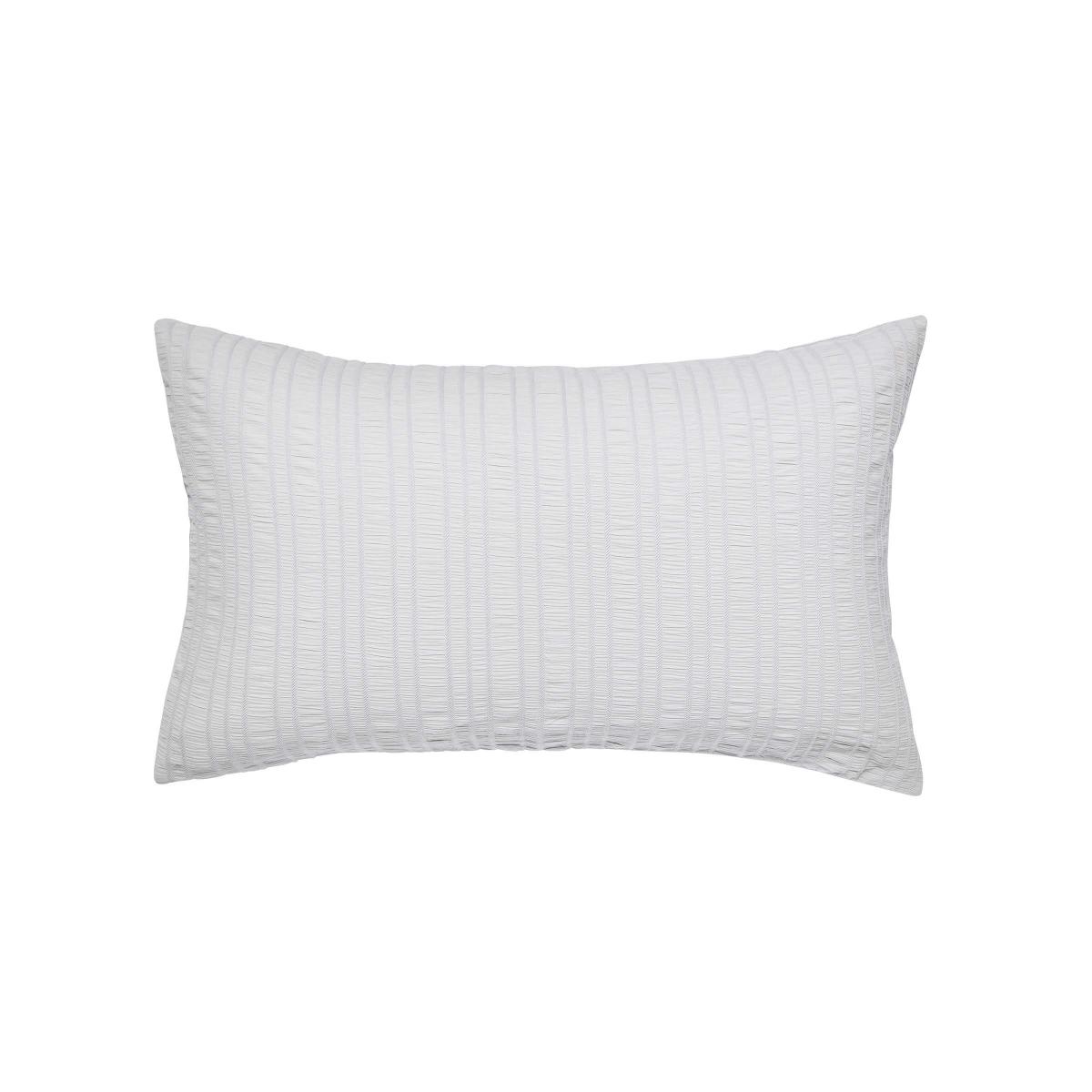 Alisia Textured Stripe Cotton Bedding Duvet Cover and Pillowcase by Fable in Oxford Grey 140x200cm – image 4
