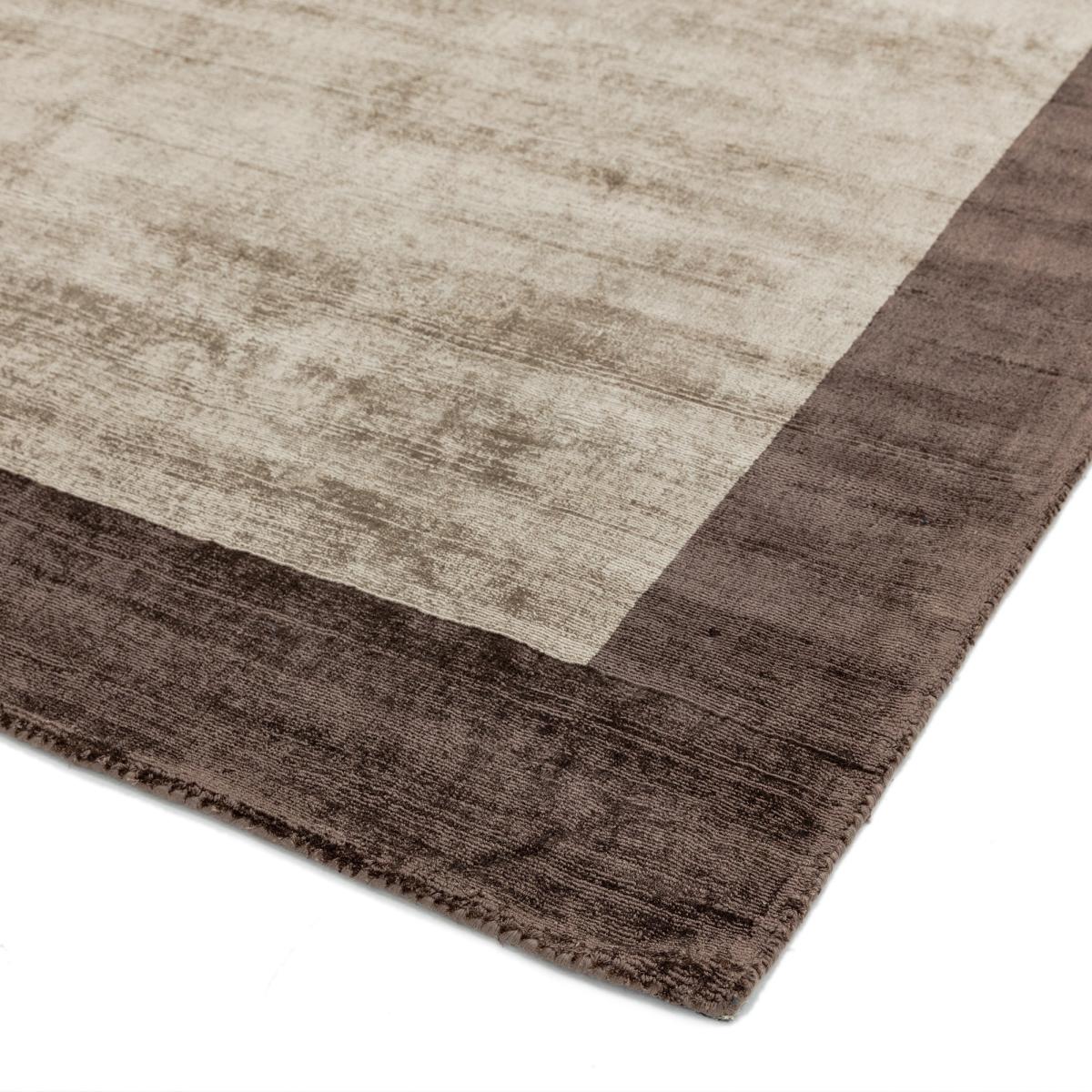 Blade Border Rugs in Chocolate and Mocha&nbsp;160x230cm – image 3