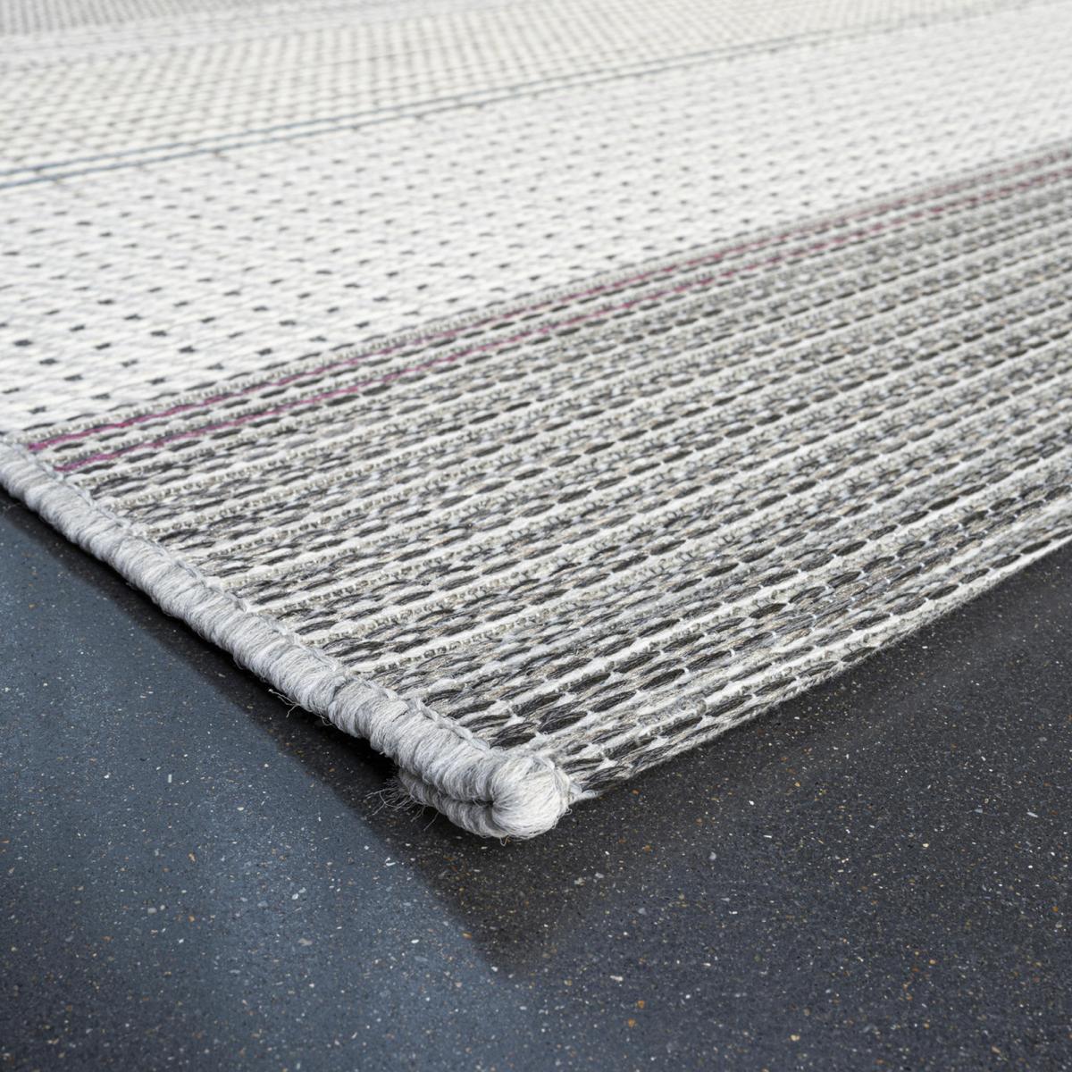Brighton Flatweave Indoor Outdoor Rugs 98037 9010 in Grey120x170cm – image 4