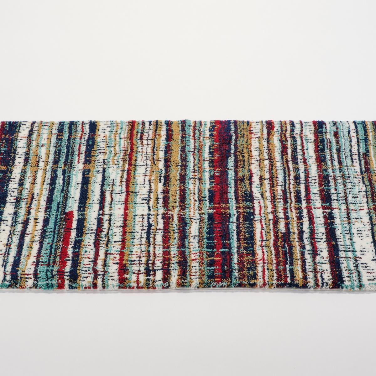 Bosa 553 Striped Bath Mat in Rogue Red by Abyss & Habidecor 70x120cm – image 3