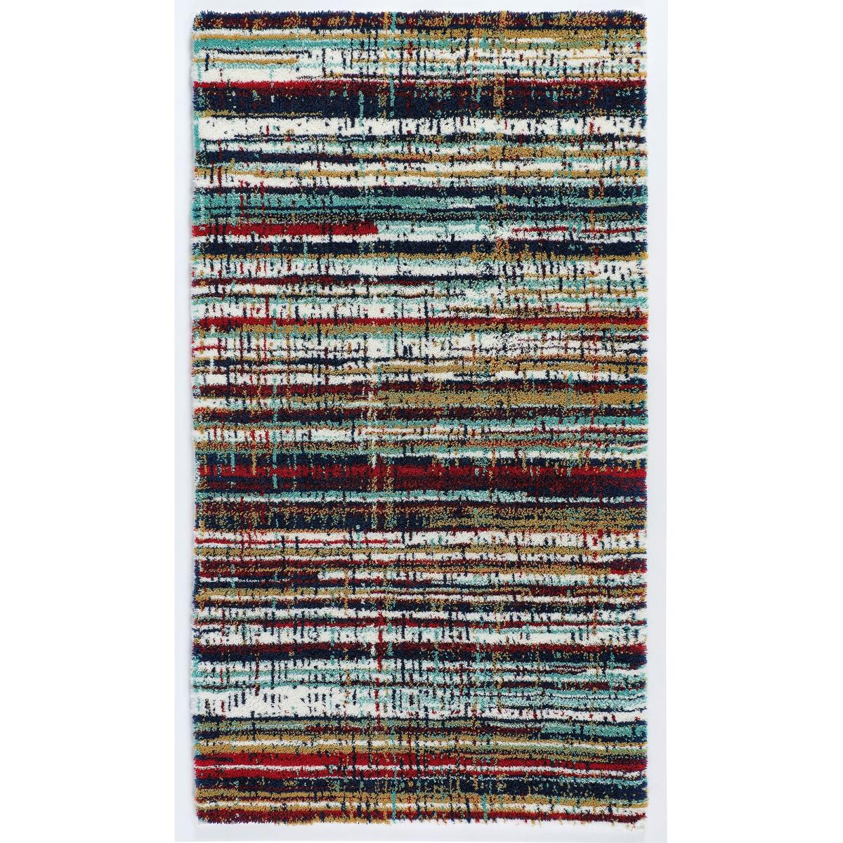 Bosa 553 Striped Bath Mat in Rogue Red by Abyss & Habidecor 70x120cm – image 4