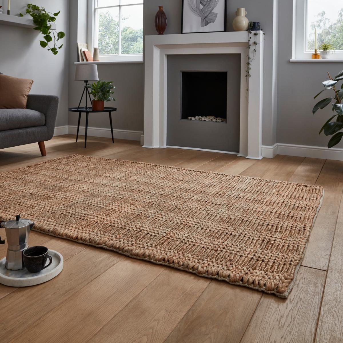 Bazaar Jute Rugs 17965 in Natural 120X170cm – image 1
