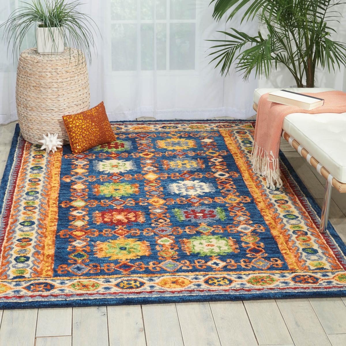Vibrant Rugs VIB09 in Navy by Nourison&nbsp;244x320cm – image 4