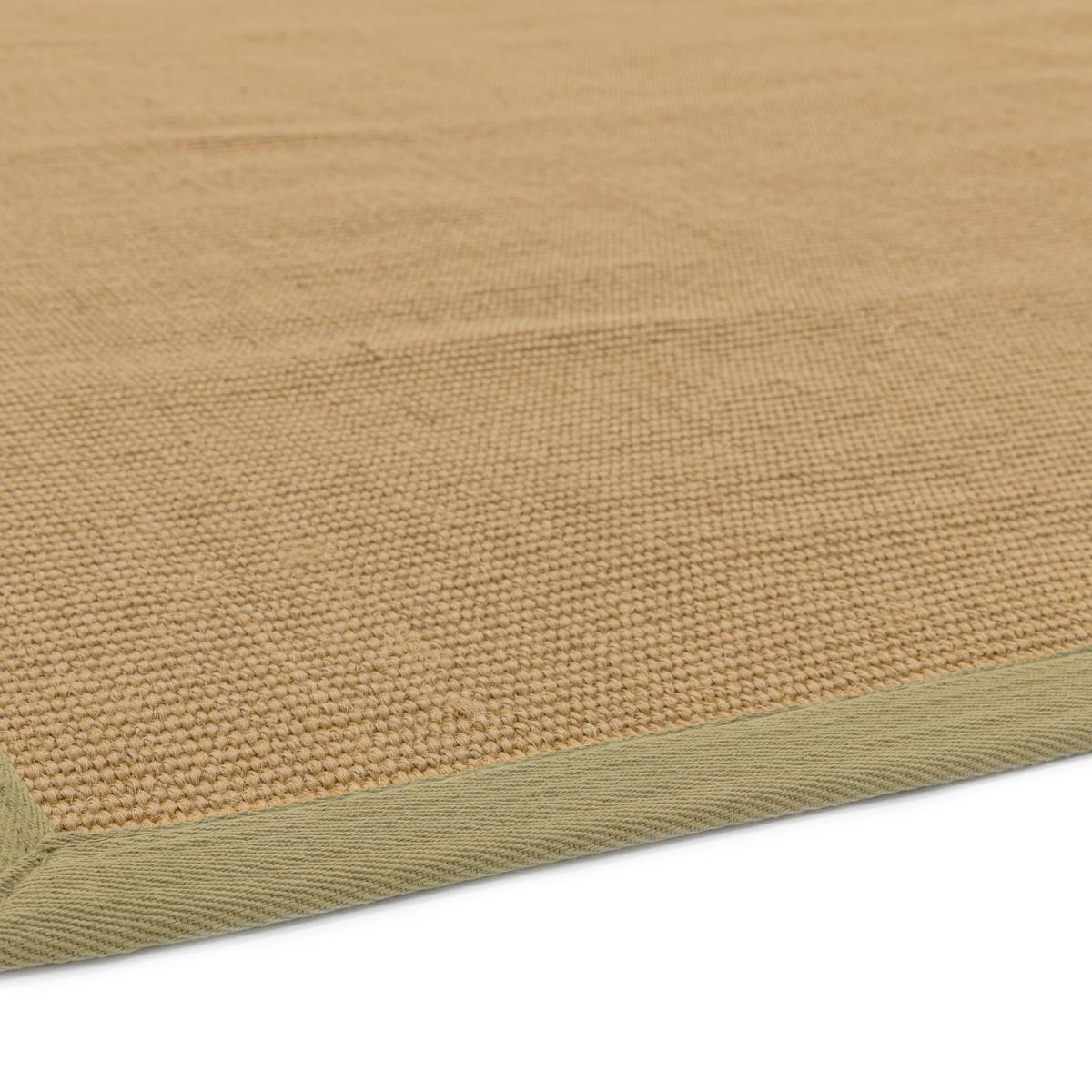 Sisal Rugs in Linen with Sage Green Border – image 2
