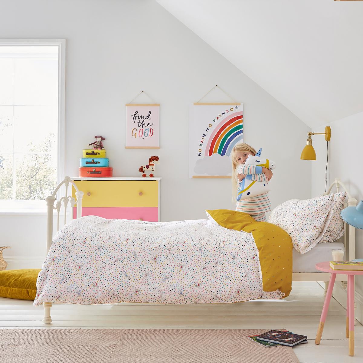 Galaxy Unicorn Cotton Bedding Set by Joules in Multi&nbsp;200x200cm – image 3