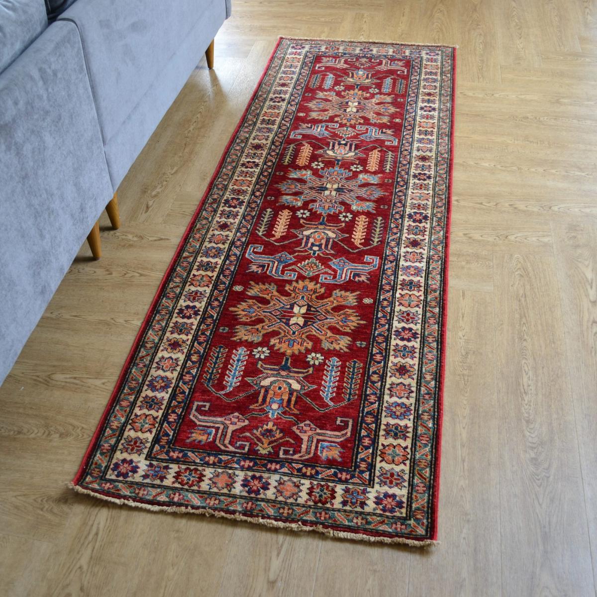 Supreme Kazak 48587 Traditional Wool Runner Rugs in Red81x239cm – image 2