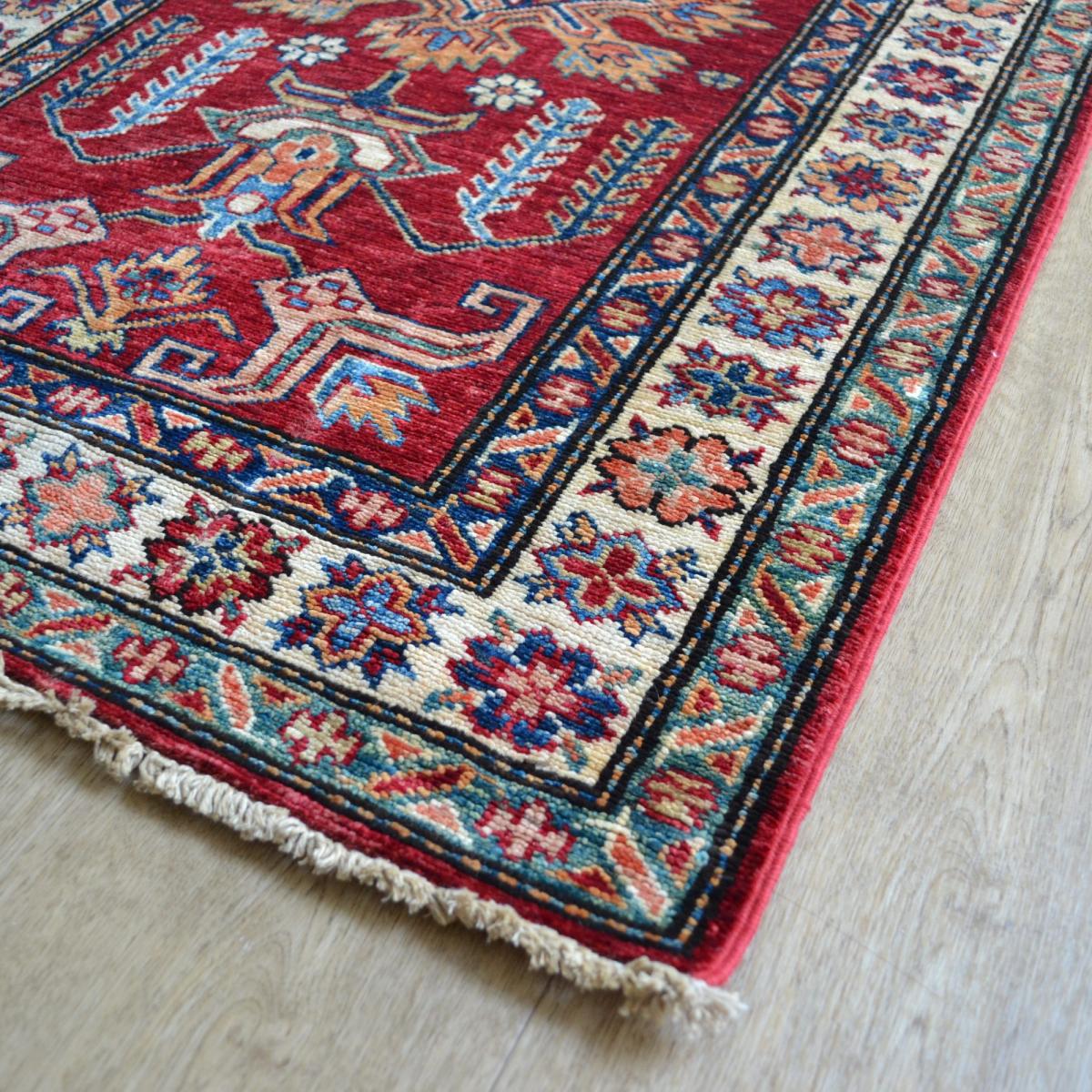 Supreme Kazak 48587 Traditional Wool Runner Rugs in Red81x239cm – image 3