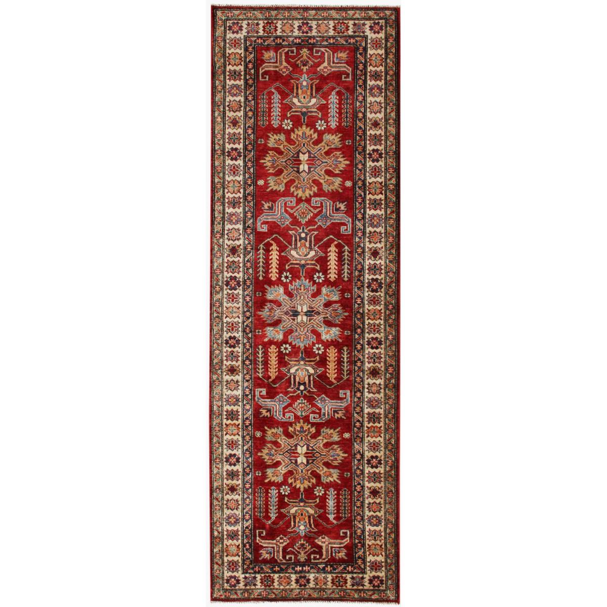 Supreme Kazak 48587 Traditional Wool Runner Rugs in Red81x239cm – image 5
