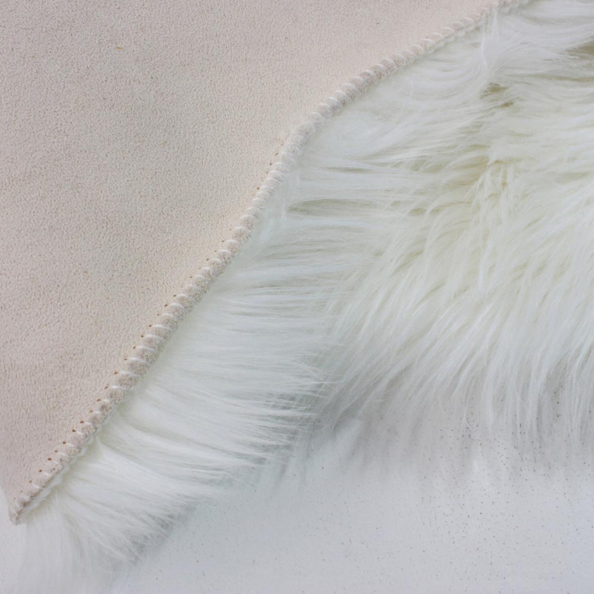 Faux Fur Rugs in White – image 2