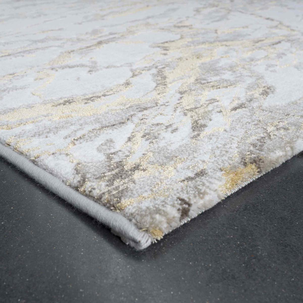 Quartz Modern Abstract Rugs 83001 6121 in Beige 160x230cm – image 5