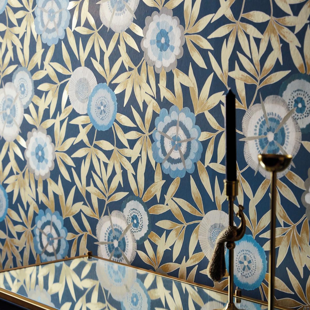 Komovi Wallpaper 112160 by Harlequin in Midnight Blue Gold Roll – image 1
