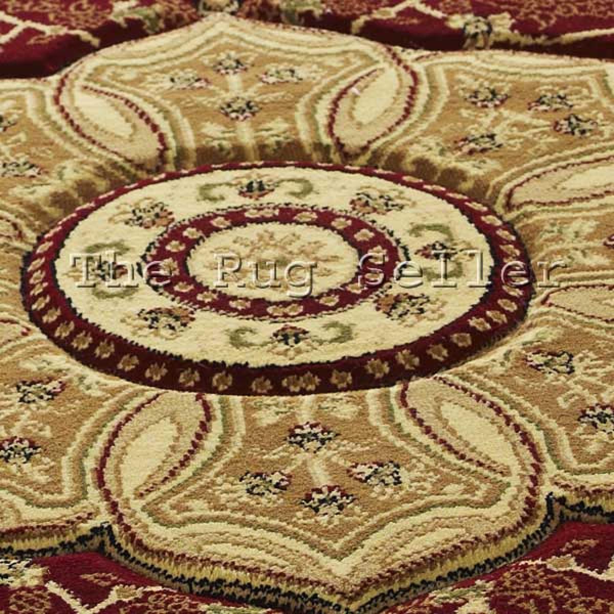 Heritage 4400 Circular Rugs in Red&nbsp;150x150cm – image 3