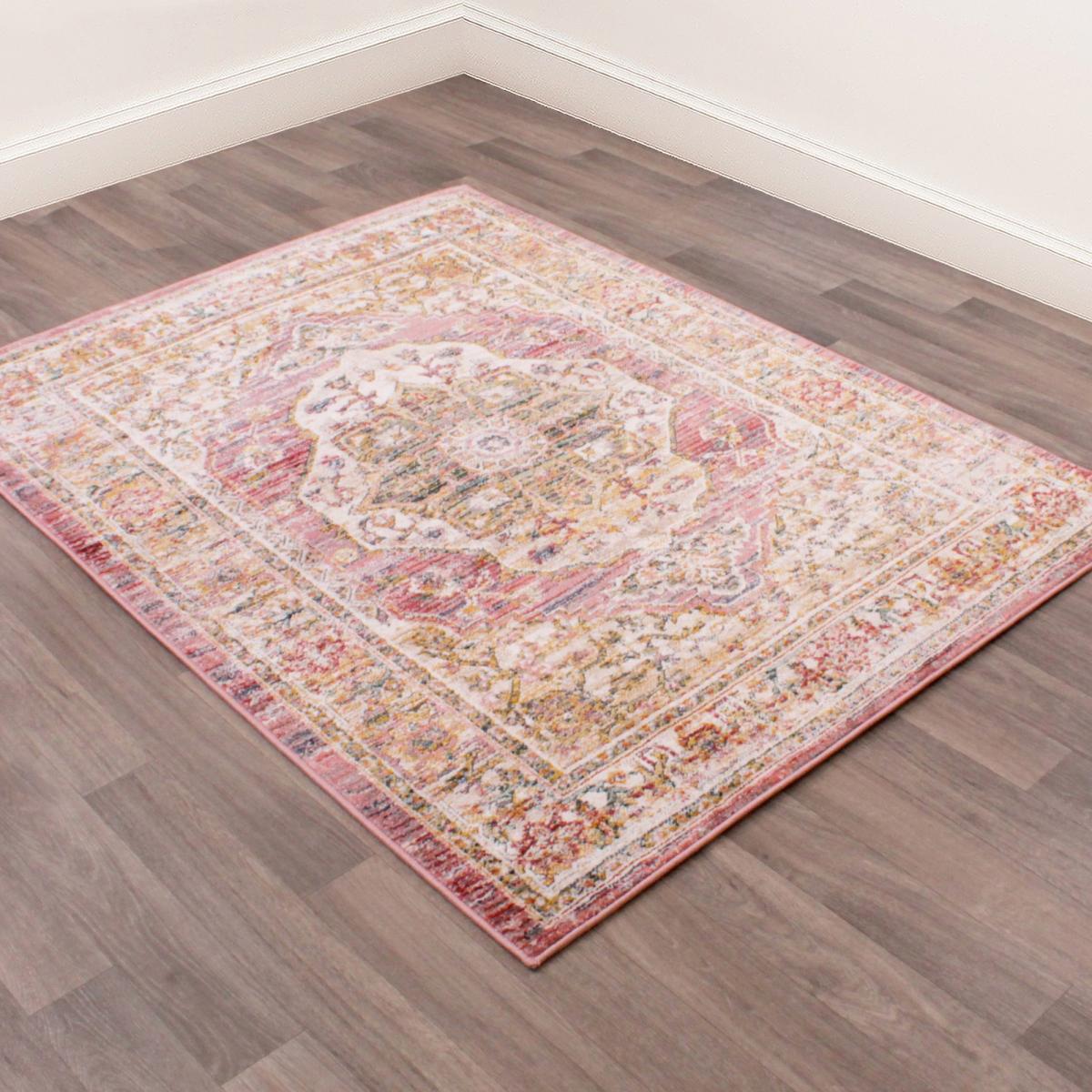 Nova 9047 Traditional Rugs in Terracotta Orange – image 2