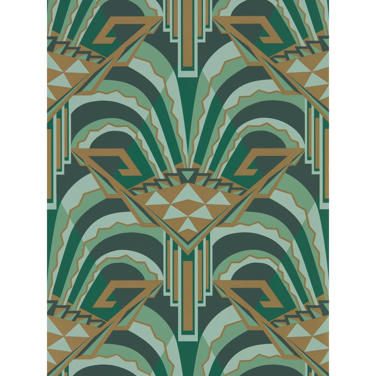 Conway Wallpaper 312745 by Zoffany in Poison Green Roll – image 2