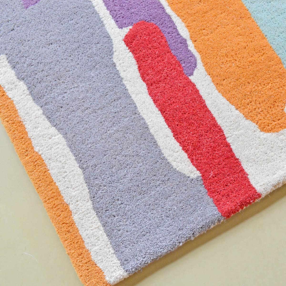 Trattino Rugs 44805 in Berry by Harlequin – image 2