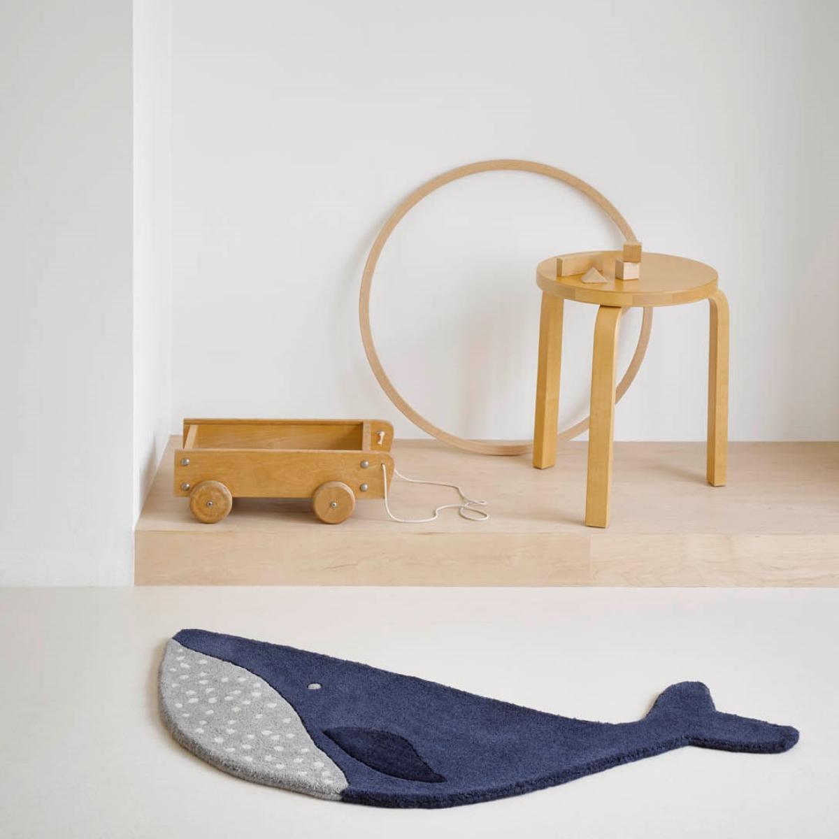 Whale Wool Kids Rugs 141608 By Brink and Campman – image 1