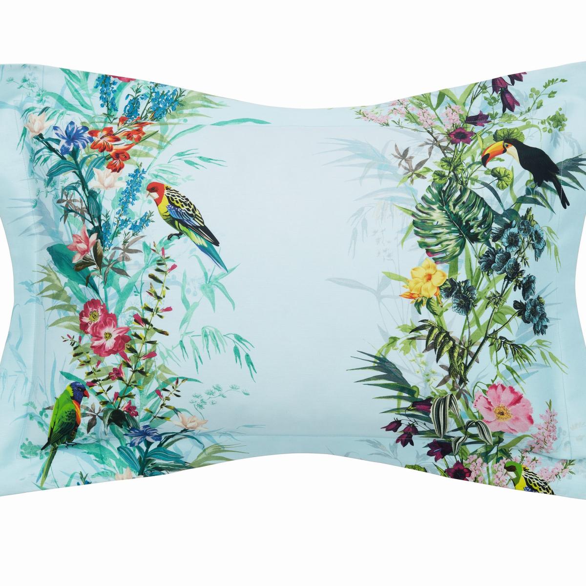 Tropical Elevations Floral Bedding Duvet Cover and Pillowcase by Ted Baker in Opal Blue 140x200cm – image 5