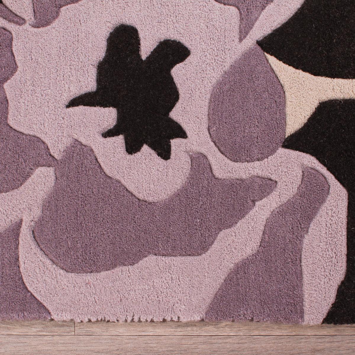 Poppie rugs in Purple by URCO 60x110cm – image 4