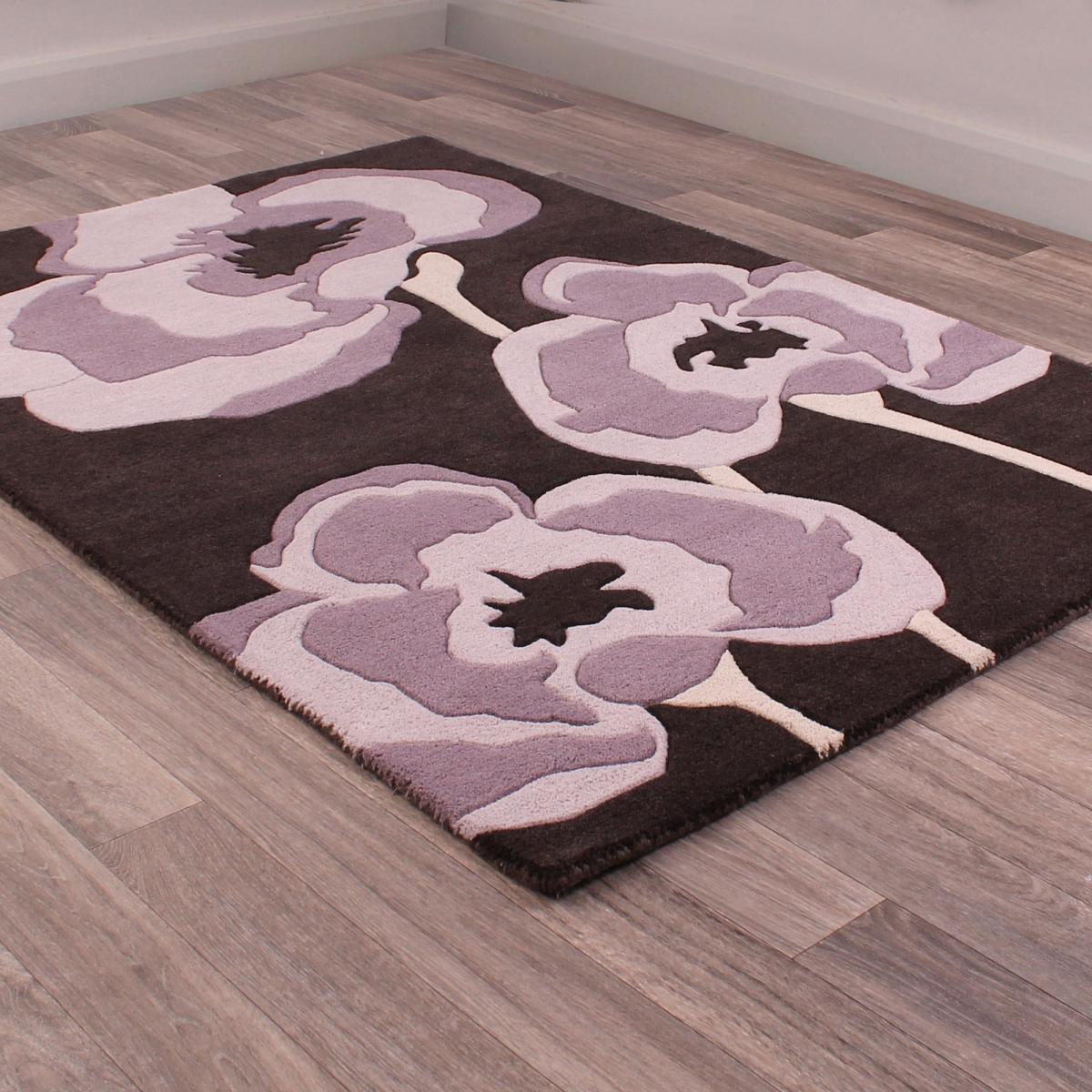 Poppie rugs in Purple by URCO 60x110cm – image 5