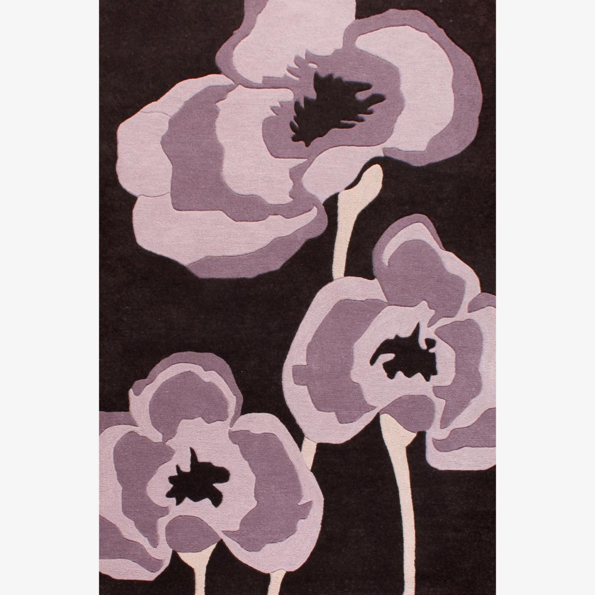 Poppie rugs in Purple by URCO 60x110cm – image 1