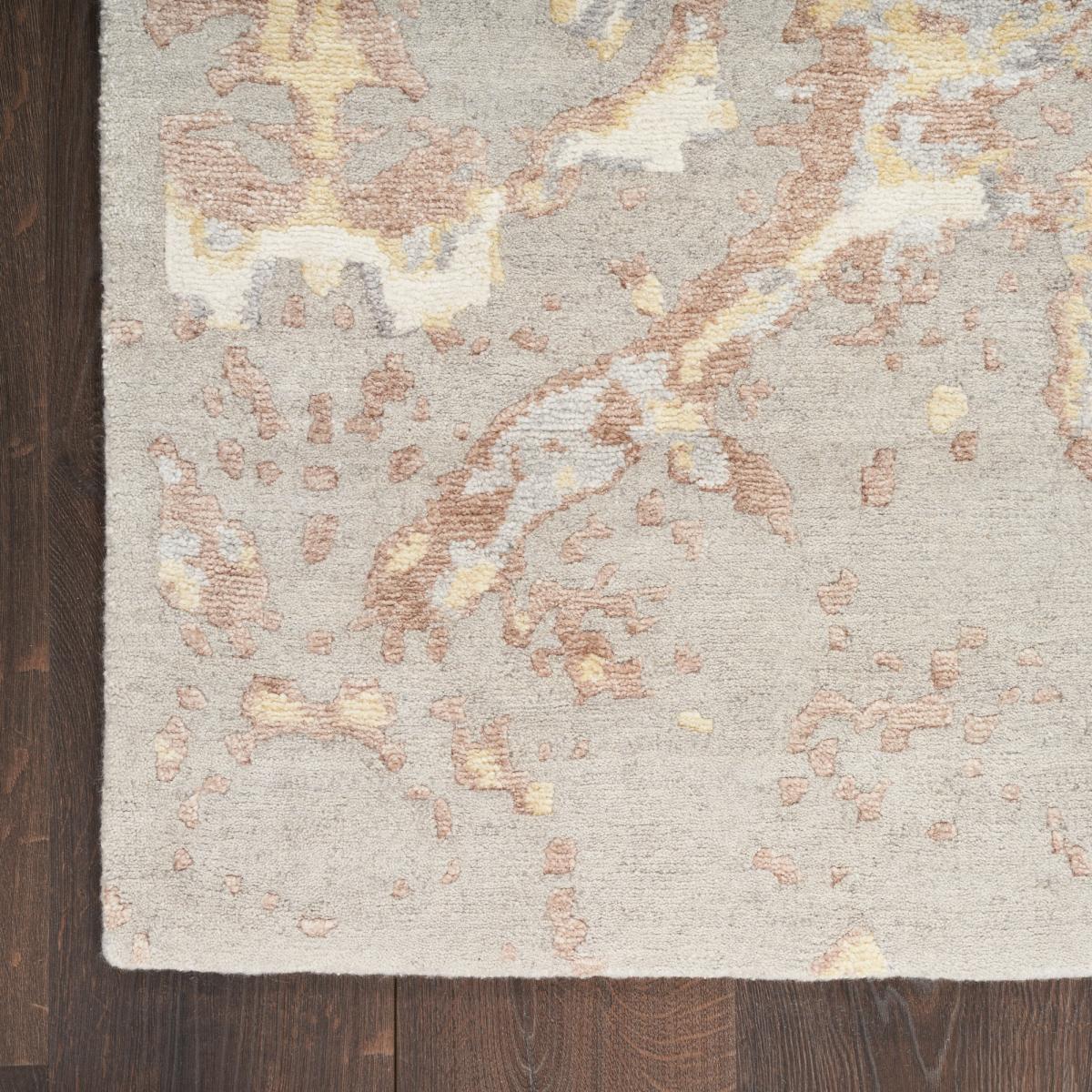 SHA20 Silk Shadows Runner Rugs by Nourison in Silver Grey 69x244cm – image 3
