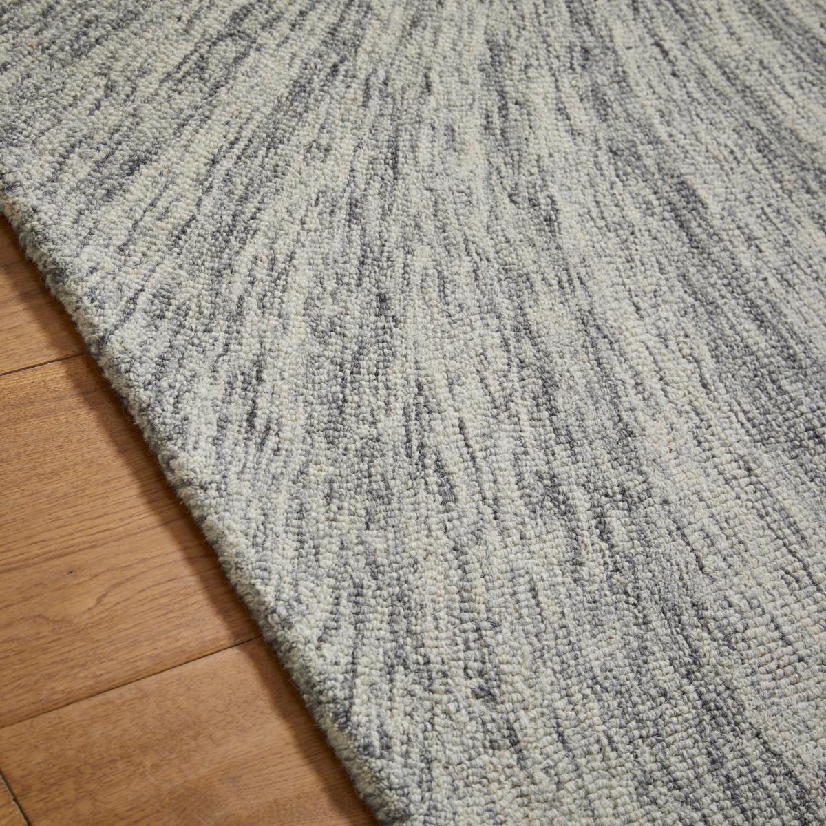 Elements Abstract Paradox Wool Rug in Grey160x235cm – image 2