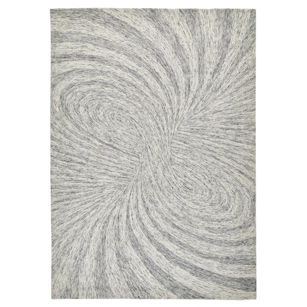 Elements Abstract Paradox Wool Rug in Grey160x235cm – image 5
