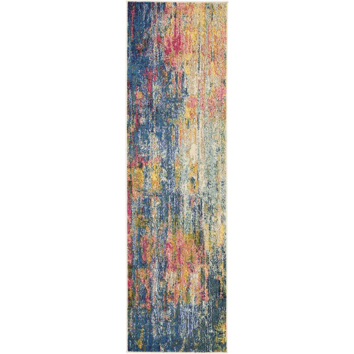 Celestial Abstract Hallway Runner Rugs CES09 Wave by Nourison&nbsp;61x183cm – image 5
