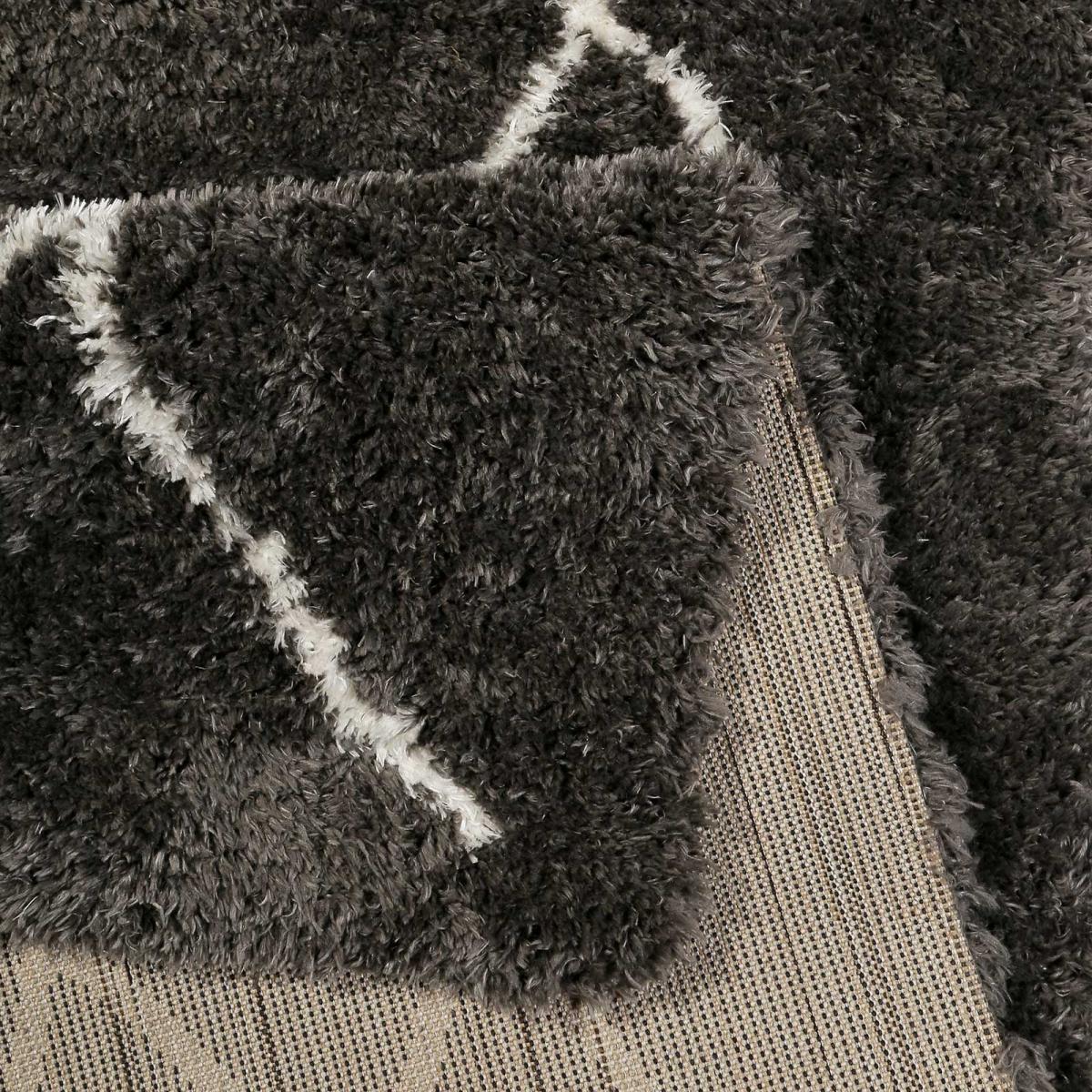 Boho and Scandic Afella Rugs 5965 095 in Anthracite White – image 2
