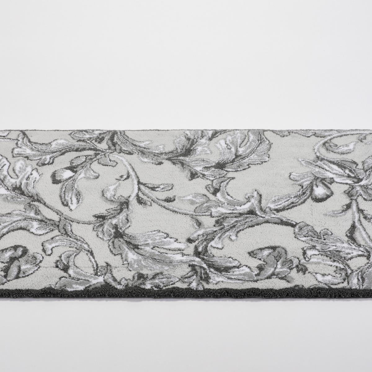 Castel 900 Leaf Bath Mat in Grey by Designer Abyss & Habidecor 70x120cm – image 3