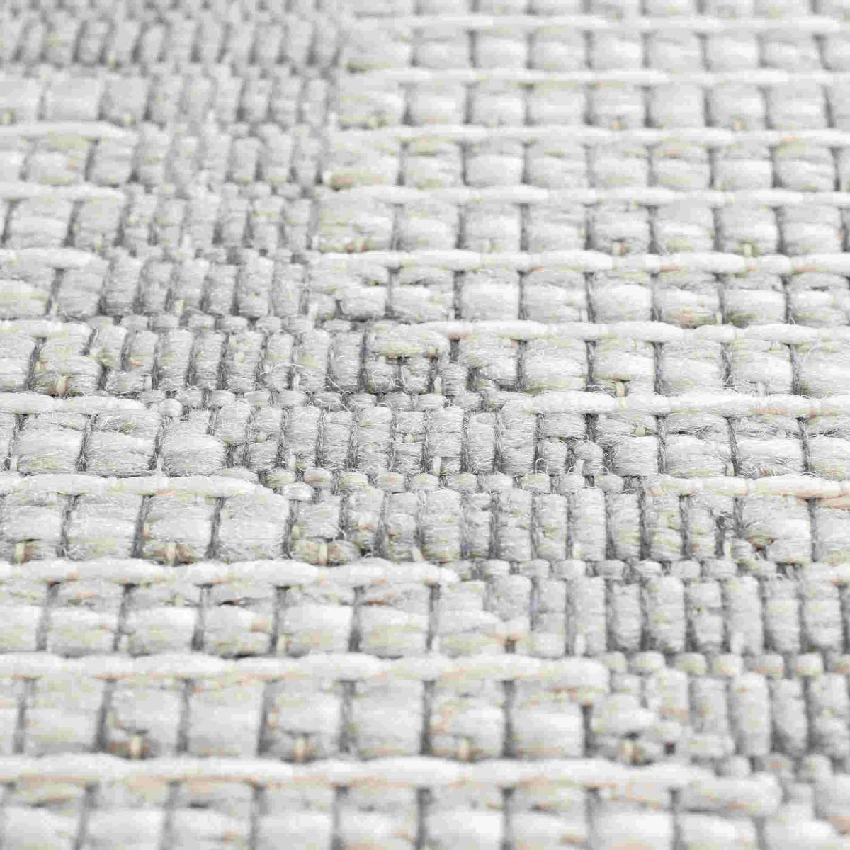 Newquay Geometric Trellis Flatweave Outdoor Rugs 96003 2001 Beige – image 3
