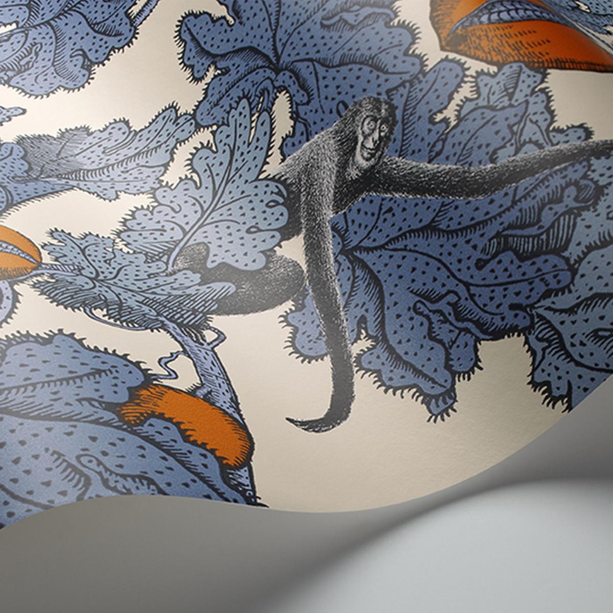 Frutto Proibito Wallpaper 1003 by Cole & Son in Cerulean Blue Roll – image 2
