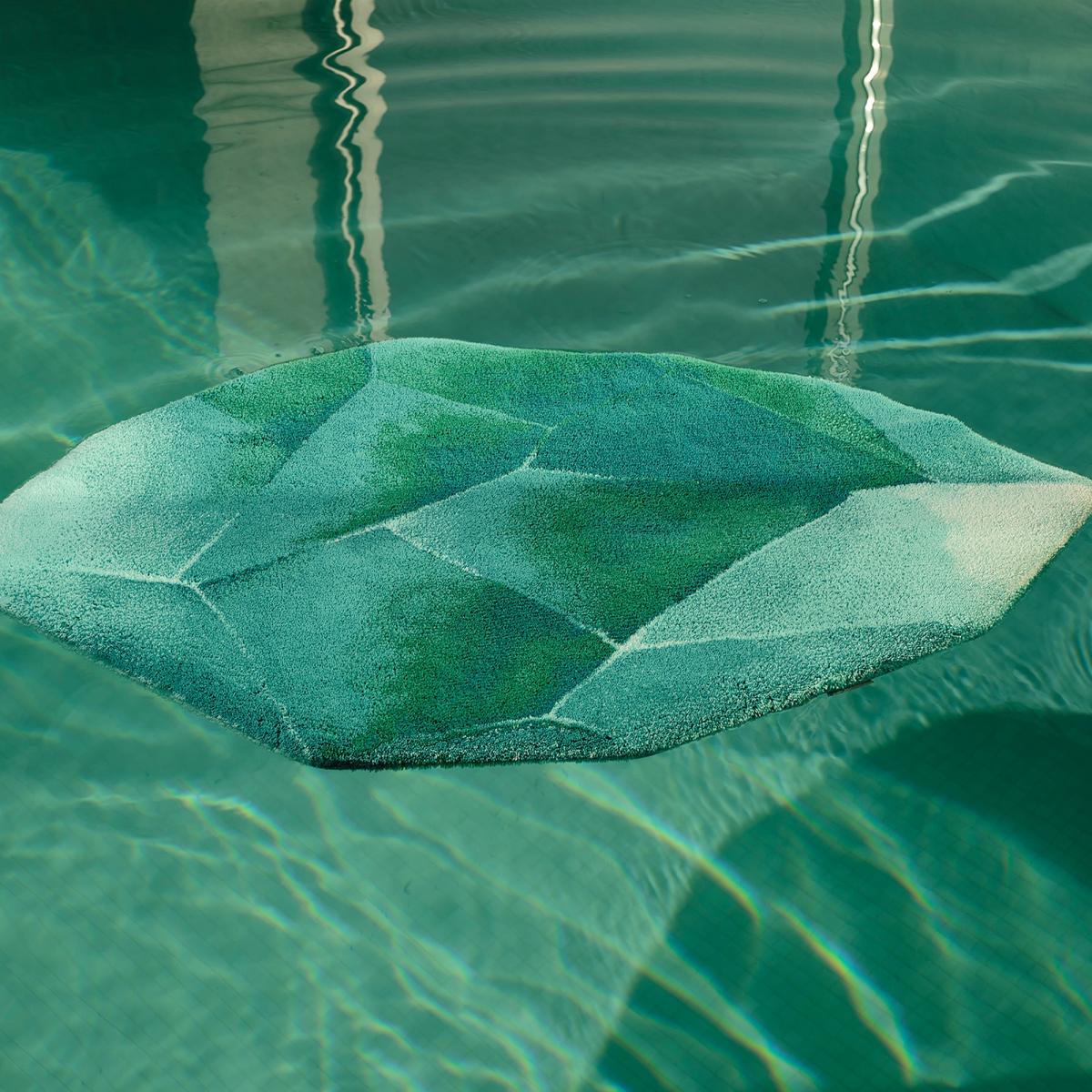 Emerald 302 Gemstone Bath Mat in Lagoon Green by Abyss & Habidecor 75x125cm – image 2