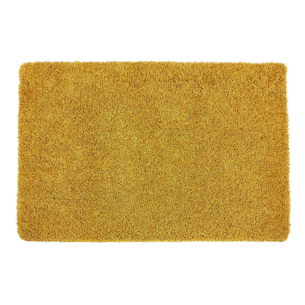 Buddy Washable Plain Rugs in Ochre Yellow 100x150cm – image 3
