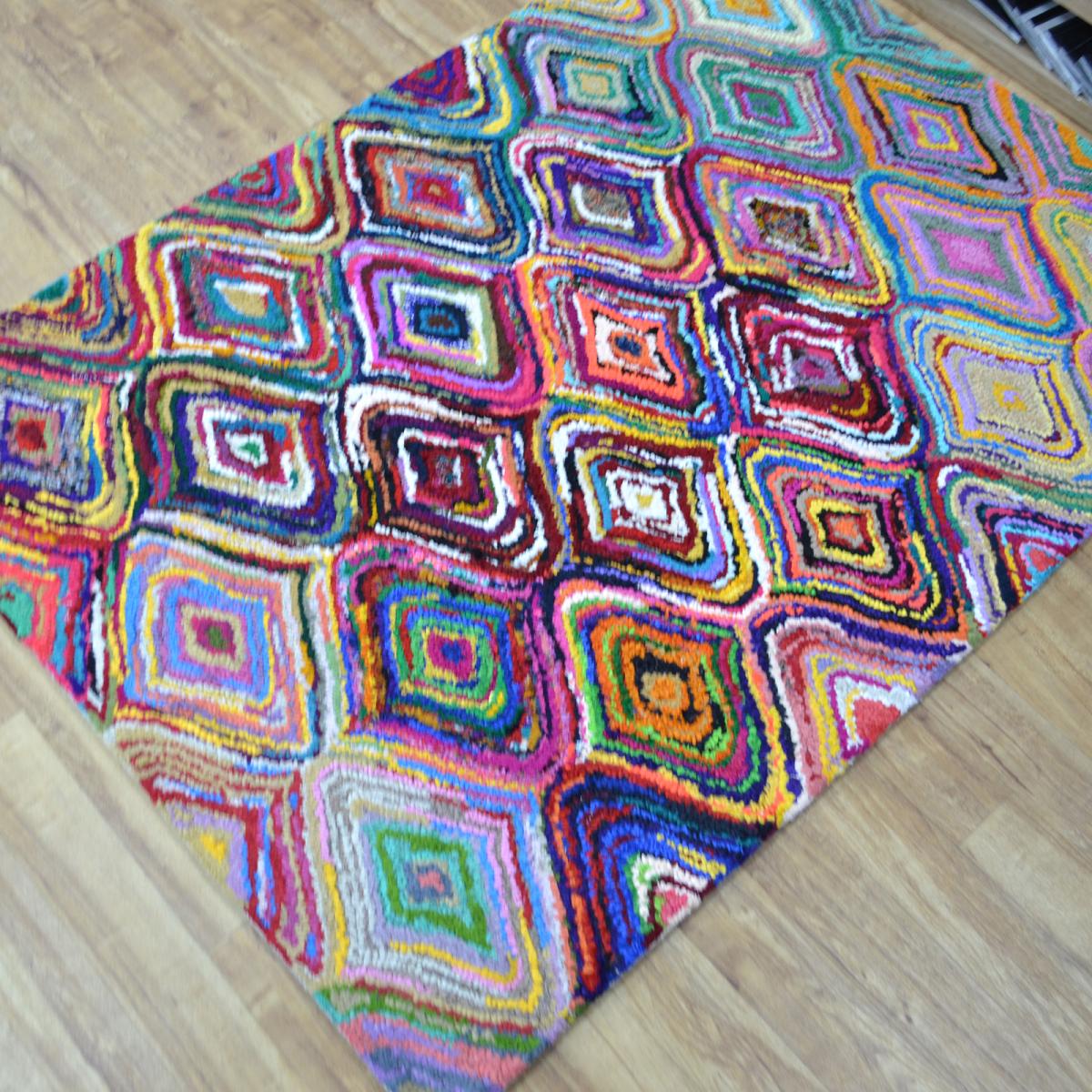 Cotton Chindi Aston Multicoloured Rugs 05 120x170cm – image 4