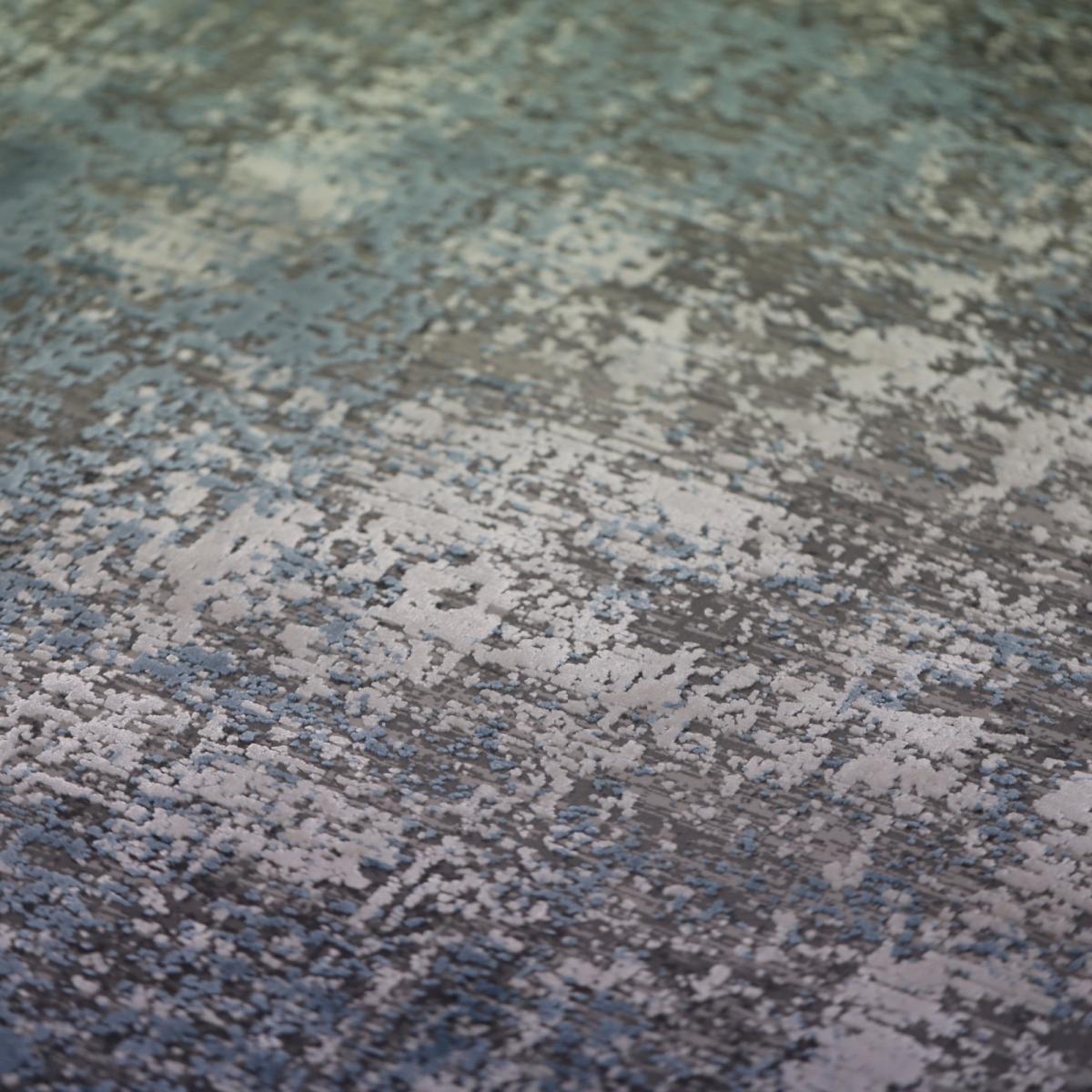 Luxury Toros Ombre Distressed Rug in Navy Blue120x180cm – image 3