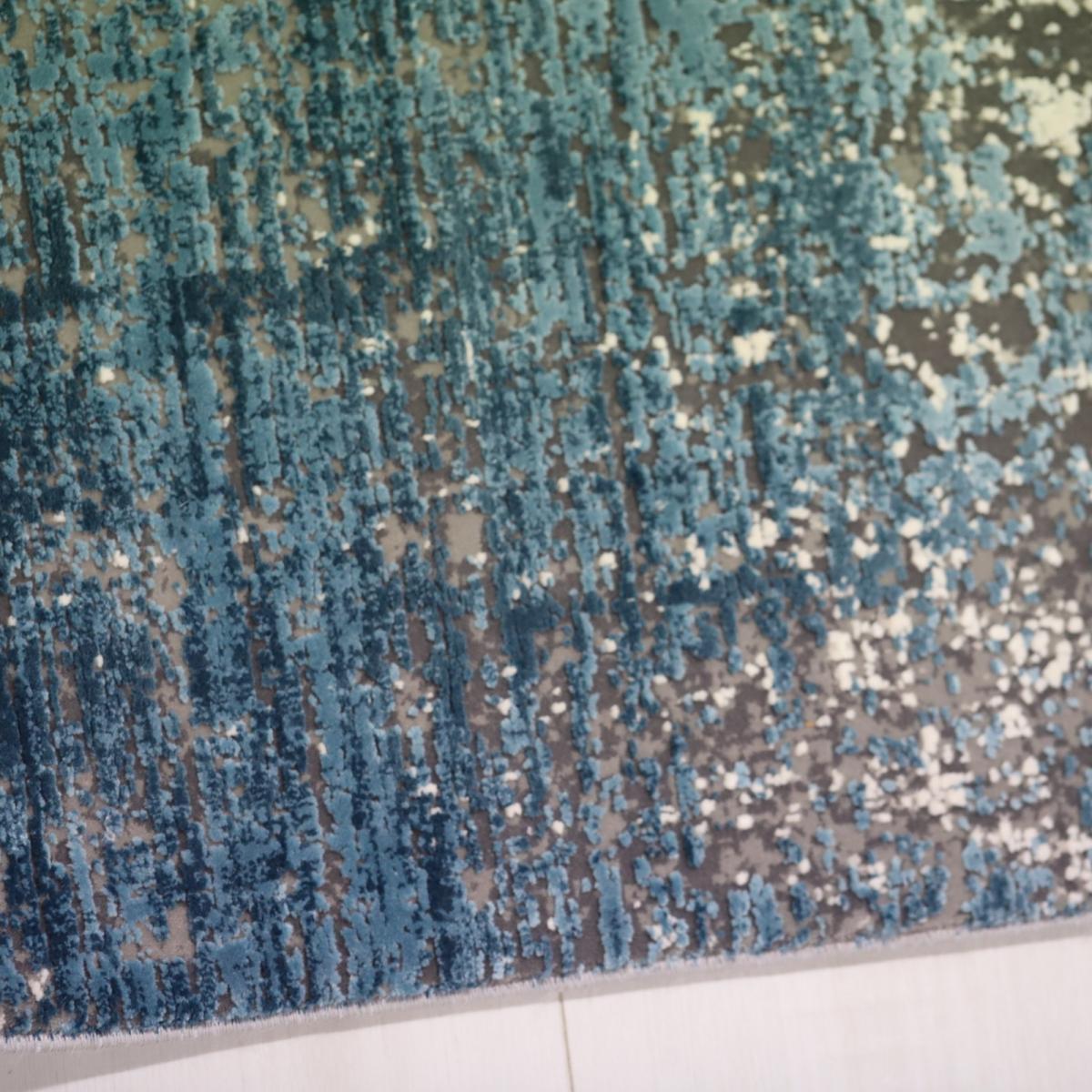 Luxury Toros Ombre Distressed Rug in Navy Blue120x180cm – image 4