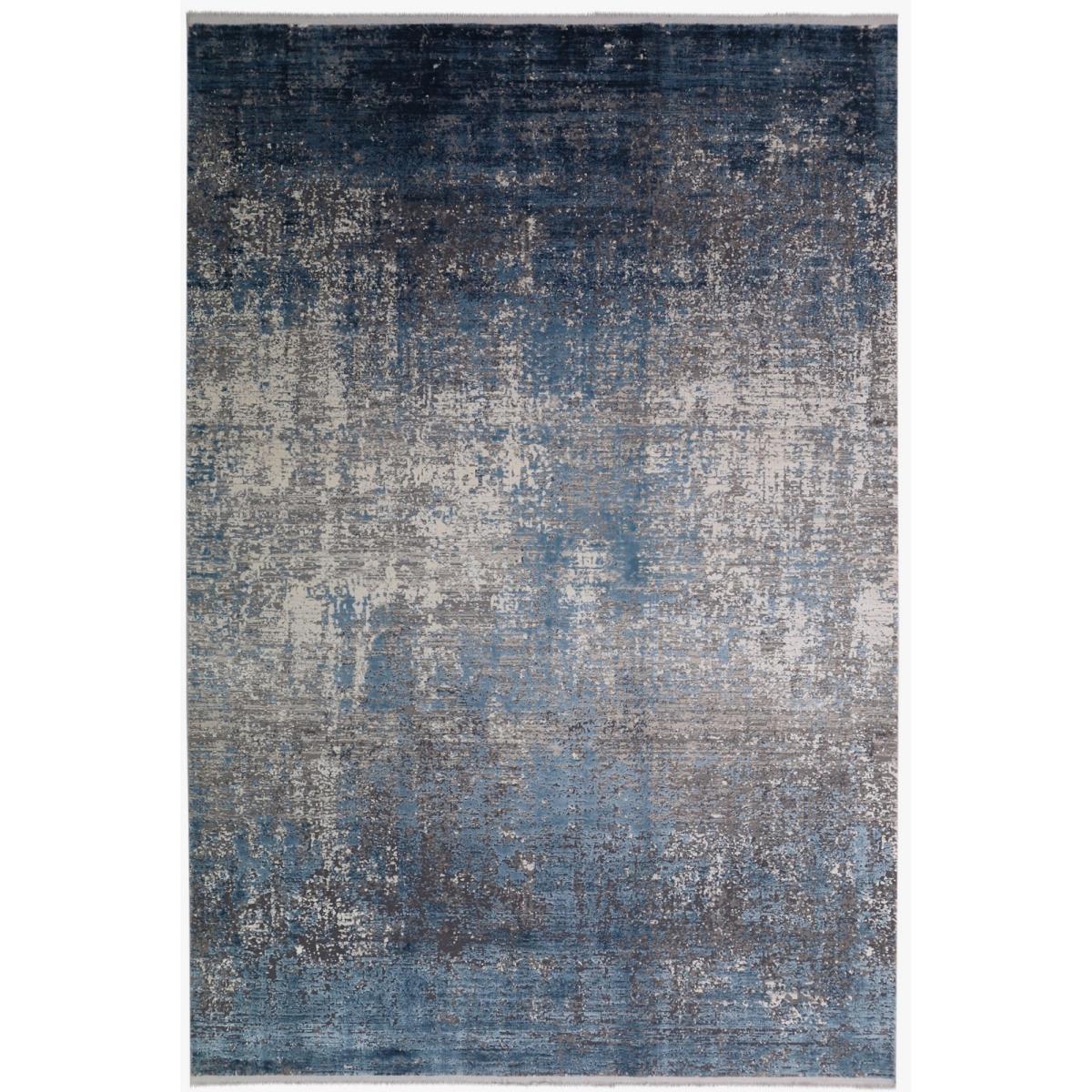 Luxury Toros Ombre Distressed Rug in Navy Blue120x180cm – image 5