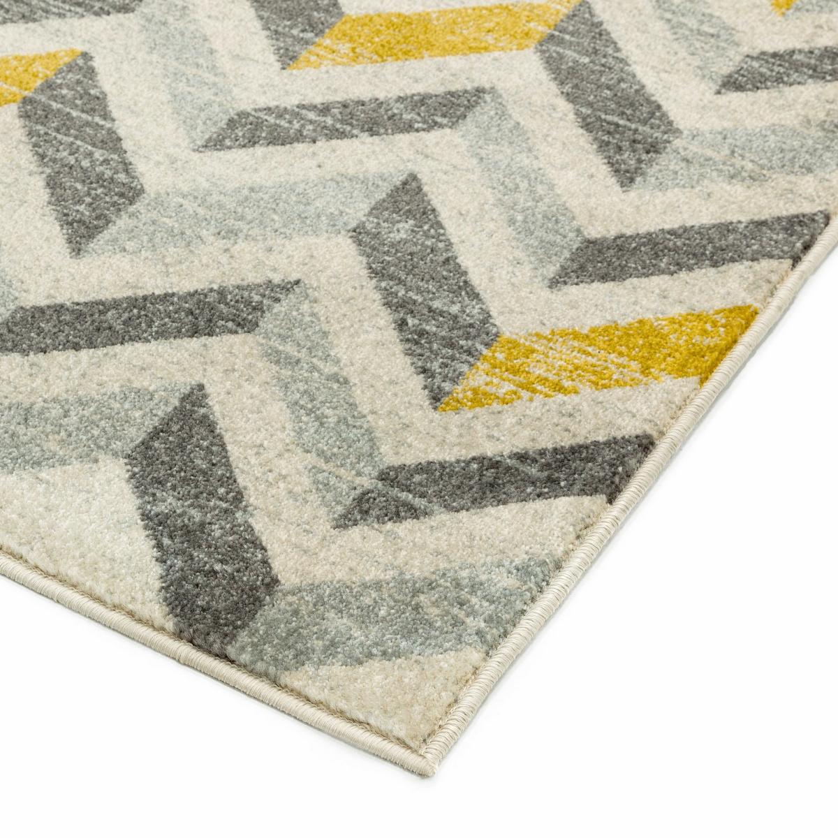 Colt CL08 Chevron Zig Zag Rugs in Mustard Yellow 200x290cm – image 3