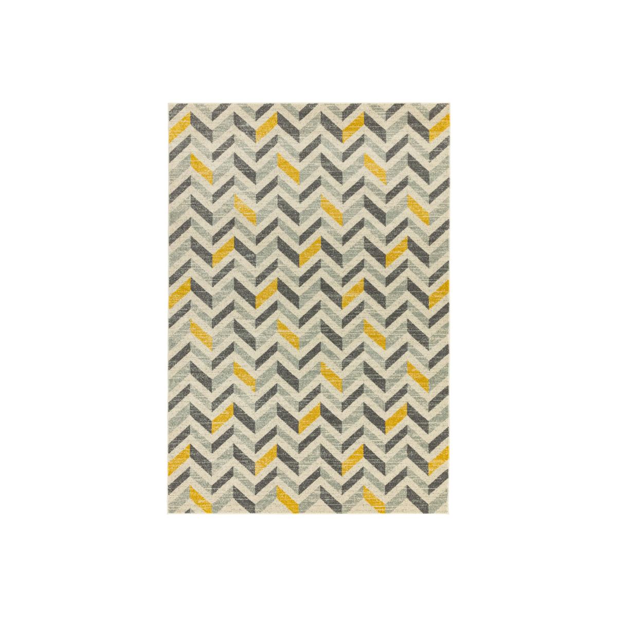 Colt CL08 Chevron Zig Zag Rugs in Mustard Yellow 200x290cm – image 1