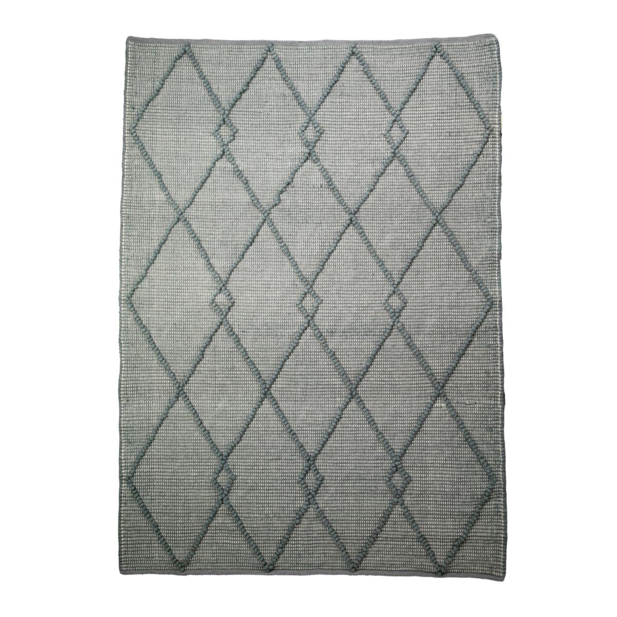 Saffron Boho Wool Rugs in Grey200x300cm – image 3