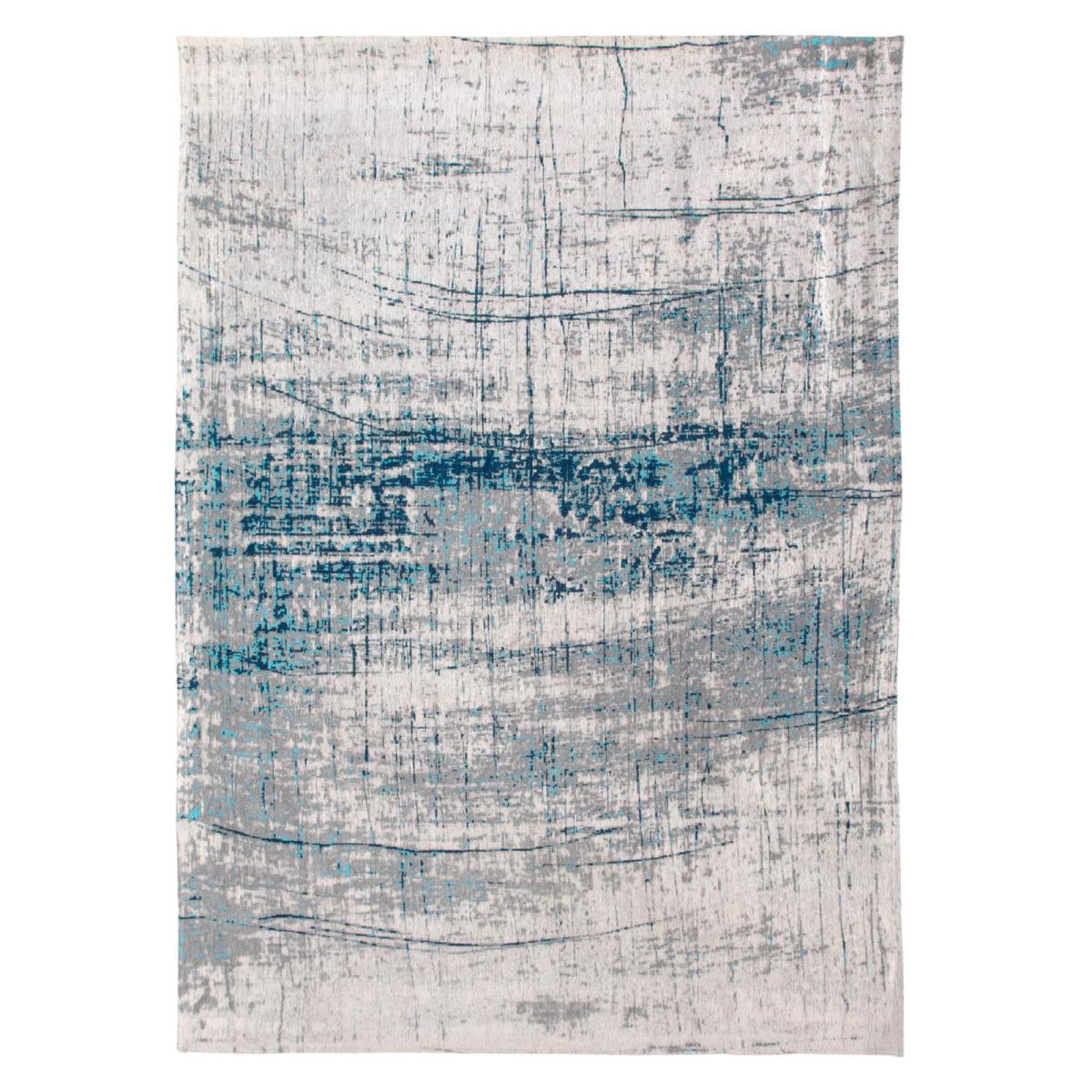 Louis De Poortere Modern Abstract Mad Men Griff Rug 8421 in Bronx Azurite 200x280cm – image 5