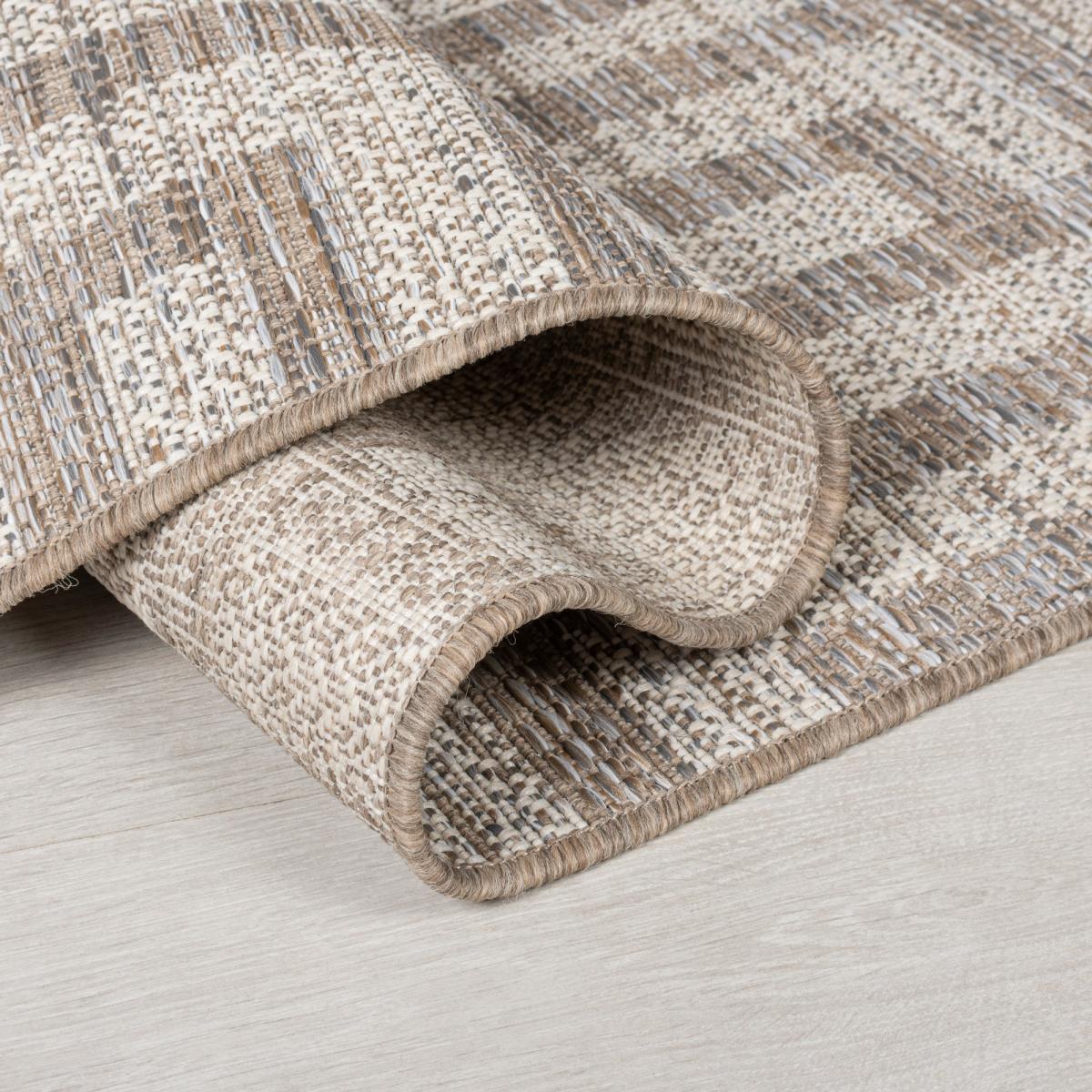 Lipari Salerno Outdoor Indoor Flatweave Rug in Grey – image 2