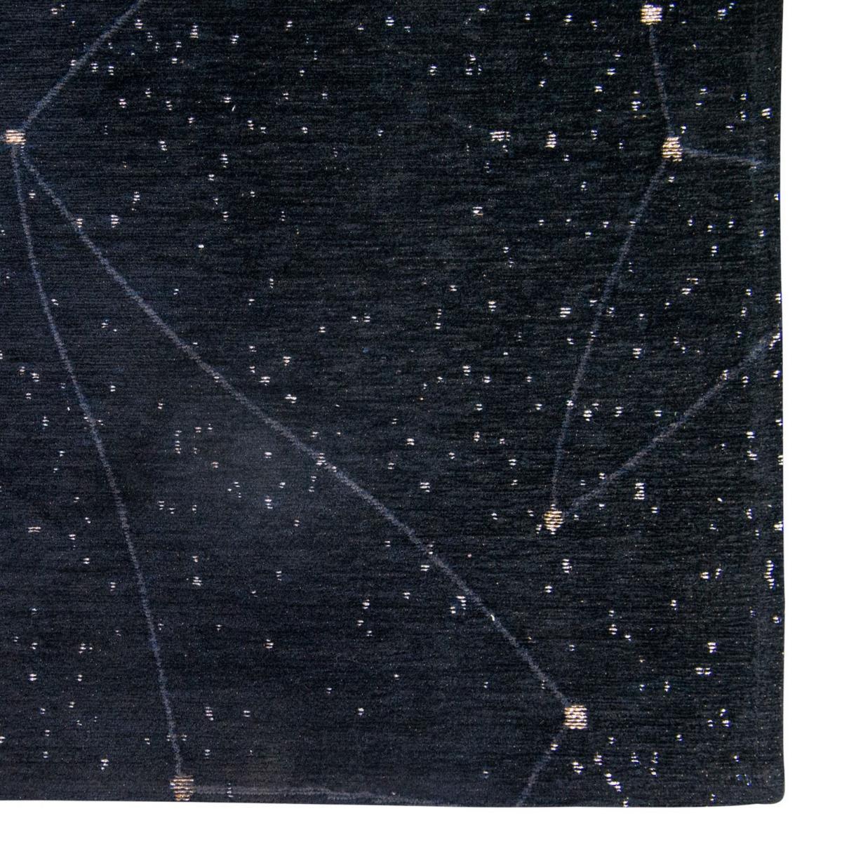 Celestial 9059 Night Sky Black Rugs by Designer Christian Fischbacher from Louis De Poortere 240x340cm – image 3